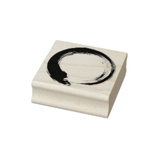 Enso Zen-Kreis Gummistempel