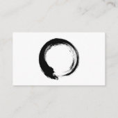 Enso Zen-Kreis Hinweiskarte (Rückseite)