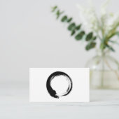 Enso Zen-Kreis Hinweiskarte (Stehend Vorderseite)
