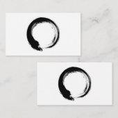 Enso Zen-Kreis Hinweiskarte (Vorne/Hinten)