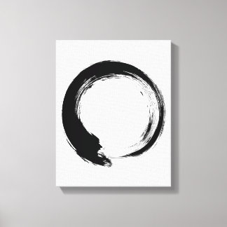 Enso Zen-Kreis Leinwanddruck