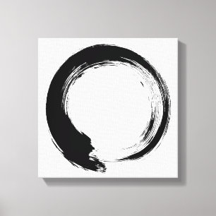 Enso Zen-Kreis Leinwanddruck