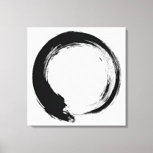 Enso Zen-Kreis Leinwanddruck
