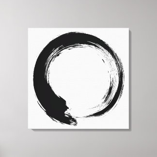 Enso Zen-Kreis Leinwanddruck