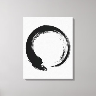Enso Zen-Kreis Leinwanddruck