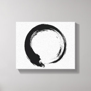 Enso Zen-Kreis Leinwanddruck