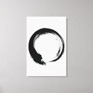 Enso Zen-Kreis Leinwanddruck