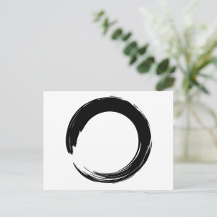 Enso Zen-Kreis Postkarte