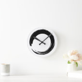 Enso Zen-Kreis Runde Wanduhr (Zuhause)