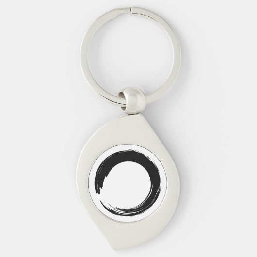 Enso Zen-Kreis Schlüsselanhänger (Vorderseite)