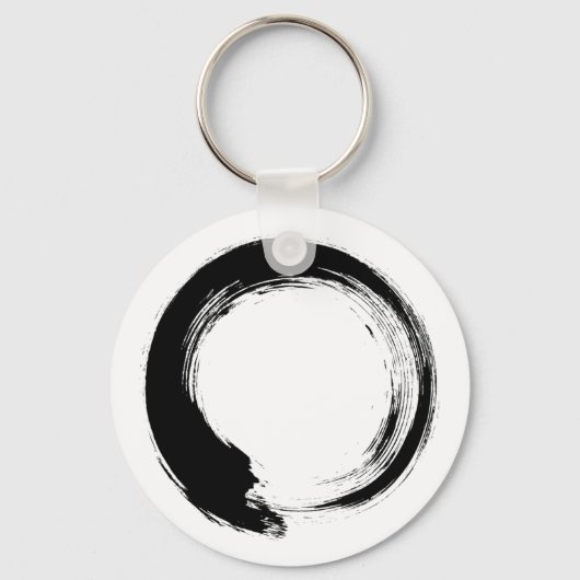 Enso Zen-Kreis Schlüsselanhänger (Vorderseite)