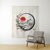 Enso Zen: Ruhe Wandteppich (Beispiel)