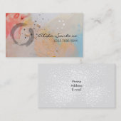 Enso Zen Watercolor Visitenkarte (Vorne/Hinten)