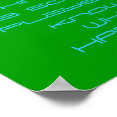 Enspirationelles Fußballposter Poster (Ecke)