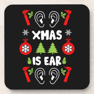 ENT Doctor Christmas Getränkeuntersetzer
