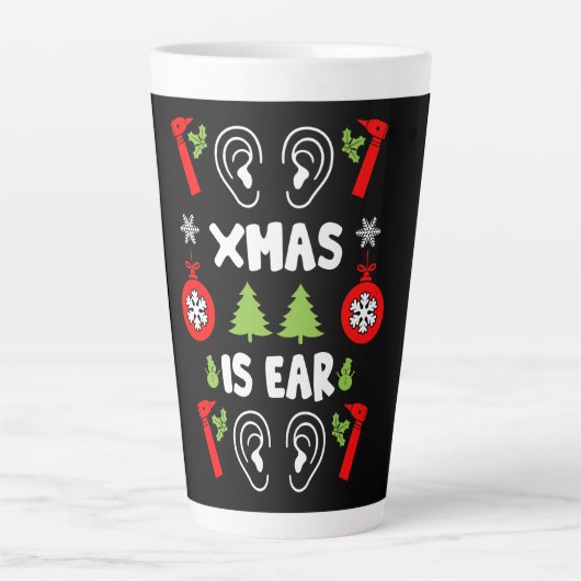 ENT Doctor Christmas Milchtasse (Vorderseite)