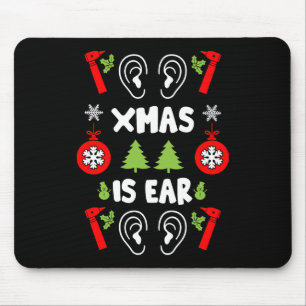 ENT Doctor Christmas Mousepad