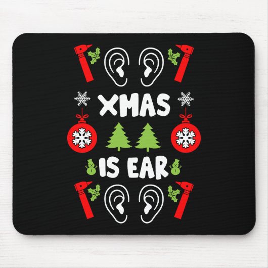 ENT Doctor Christmas Mousepad (Vorne)