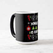 ENT Doctor Christmas Verwandlungstasse (Vorderseite Links)