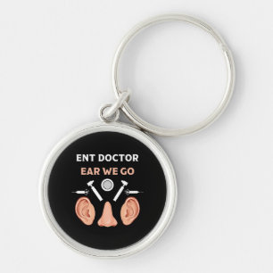 ENT Otolaryngology Otorhinolaryngologin Schlüsselanhänger