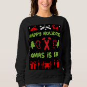 ENT Otolaryngology Otorhinolaryngologin Xmas Sw Sweatshirt (Vorderseite)
