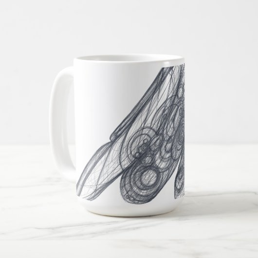Entangled Cosmos Kaffeetasse (Vorderseite Links)