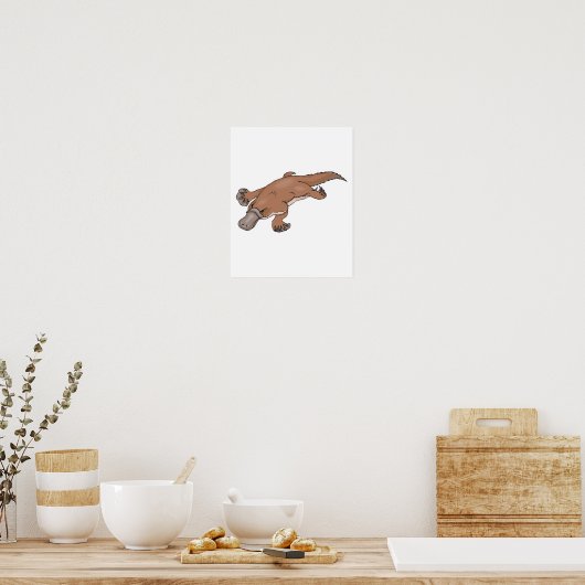 entbeinte Platypus Poster (Küche)
