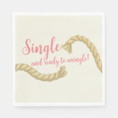 Entbinden Sie das Party der Knotenscheidung Serviette (Vorderseite)