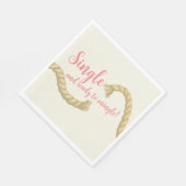 Entbinden Sie das Party der Knotenscheidung Serviette (Ecke)