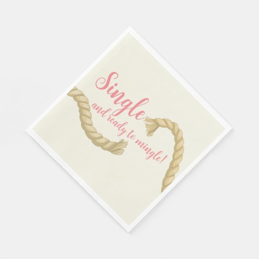 Entbinden Sie das Party der Knotenscheidung Serviette (Ecke)