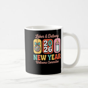 Entbindung & Geburtsstation 2026 Neujahrs-Willkomm Kaffeetasse