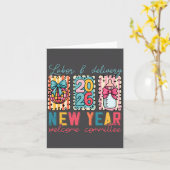 Entbindung & Geburtsstation 2026 Neujahrs-Willkomm Karte (Gelbe Blume)