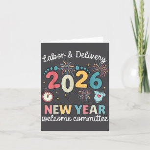 Entbindungsstation 2026 Neujahrs-Willkommenskomite Karte