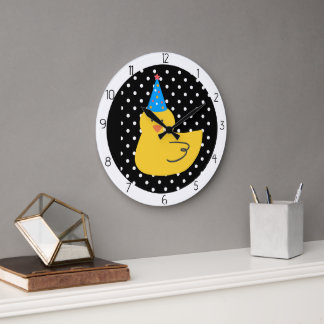 Entchen Ente Große Wanduhr