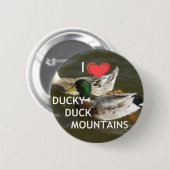 Entchen-Enten-Berge. Button (Vorne & Hinten)