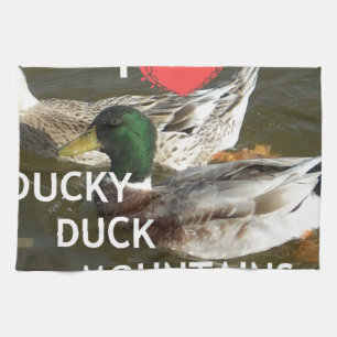 Entchen-Enten-Berge. Handtuch