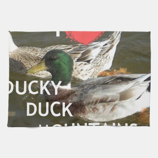 Entchen-Enten-Berge. Handtuch (Horizontal)