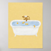 Entchen in der Wanne Poster (Vorne)