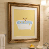 Entchen in der Wanne Poster