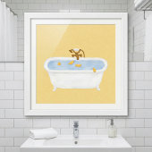 Entchen in der Wanne Poster