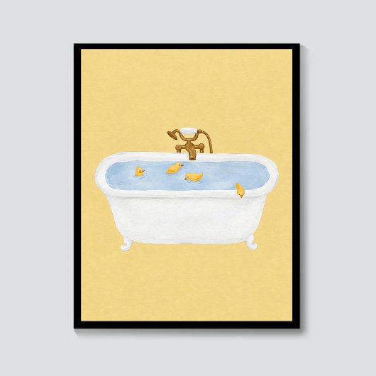 Entchen in der Wanne Poster