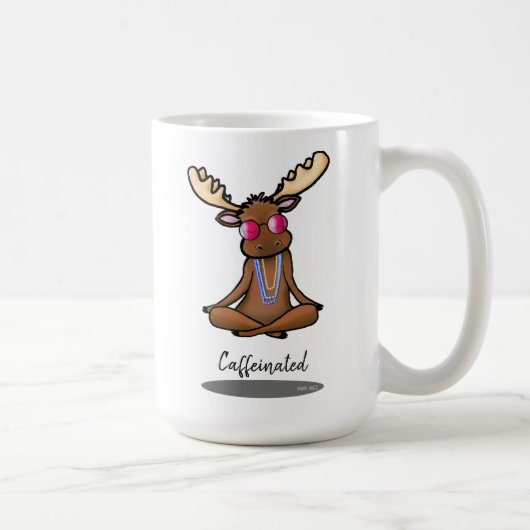 Entcoffeinierter Elch Kaffeetasse (Rechts)