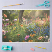 Entcoupage der Blume Seidenpapier (Basteln)