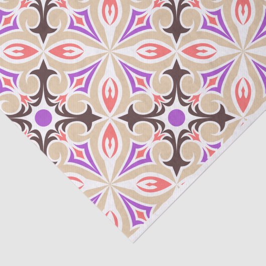 Entcoupage des geometrischen Musters Seidenpapier (Ausschnitt)