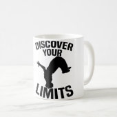 Entdecke deine Grenzen Parkour Kaffeetasse (VorderseiteRechts)