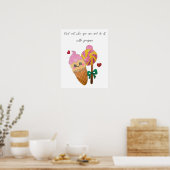 Entdecke den Zweck deines Lebens Poster (Küche)