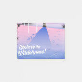 Entdecke die Wildnis! Wintertierdrucke Post-it Klebezettel (Vorderseite)