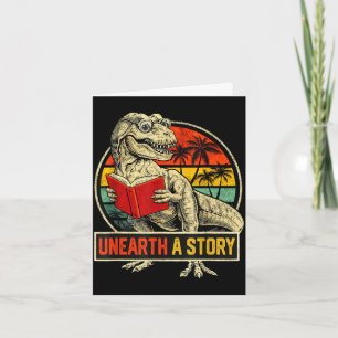 Entdecke ein Geschichte Dinosaurier Lesebuch Dino  Karte