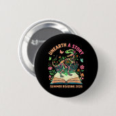 Entdecke eine Geschichte Sommer Bibliothekslesung Button (Vorne & Hinten)