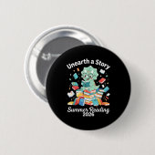 Entdecke eine Geschichte Sommerlektüre 2026 Biblio Button (Vorne & Hinten)